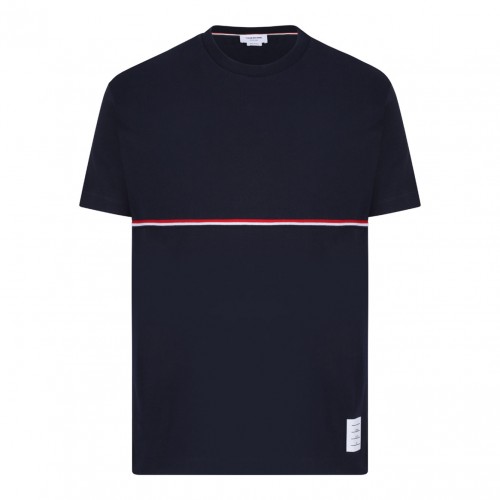 Navy Blue RWB Stripe T-Shirt