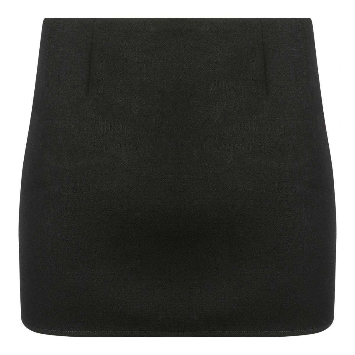 Black 4G-Plaque Miniskirt
