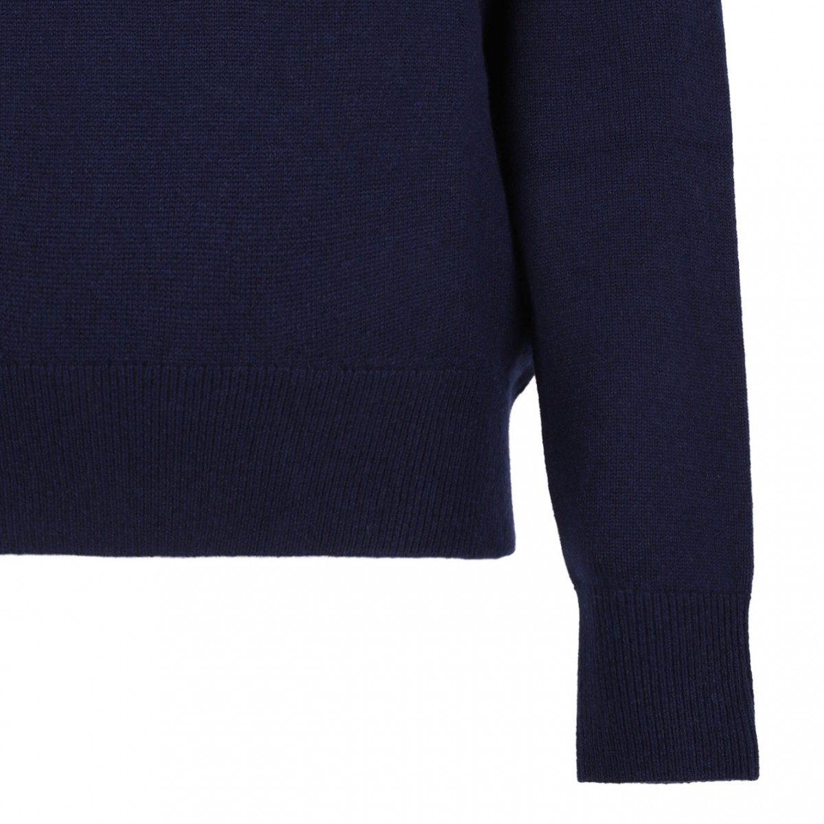 Navy and White 4G Cashmere Sweater