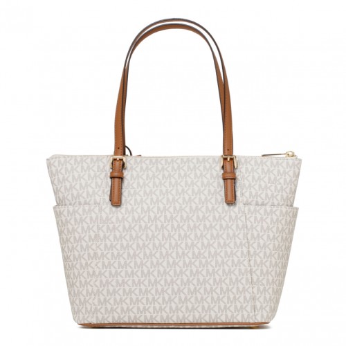 Vanilla Jet Set Tote Bag