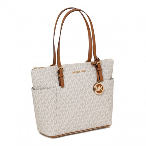 Vanilla Jet Set Tote Bag