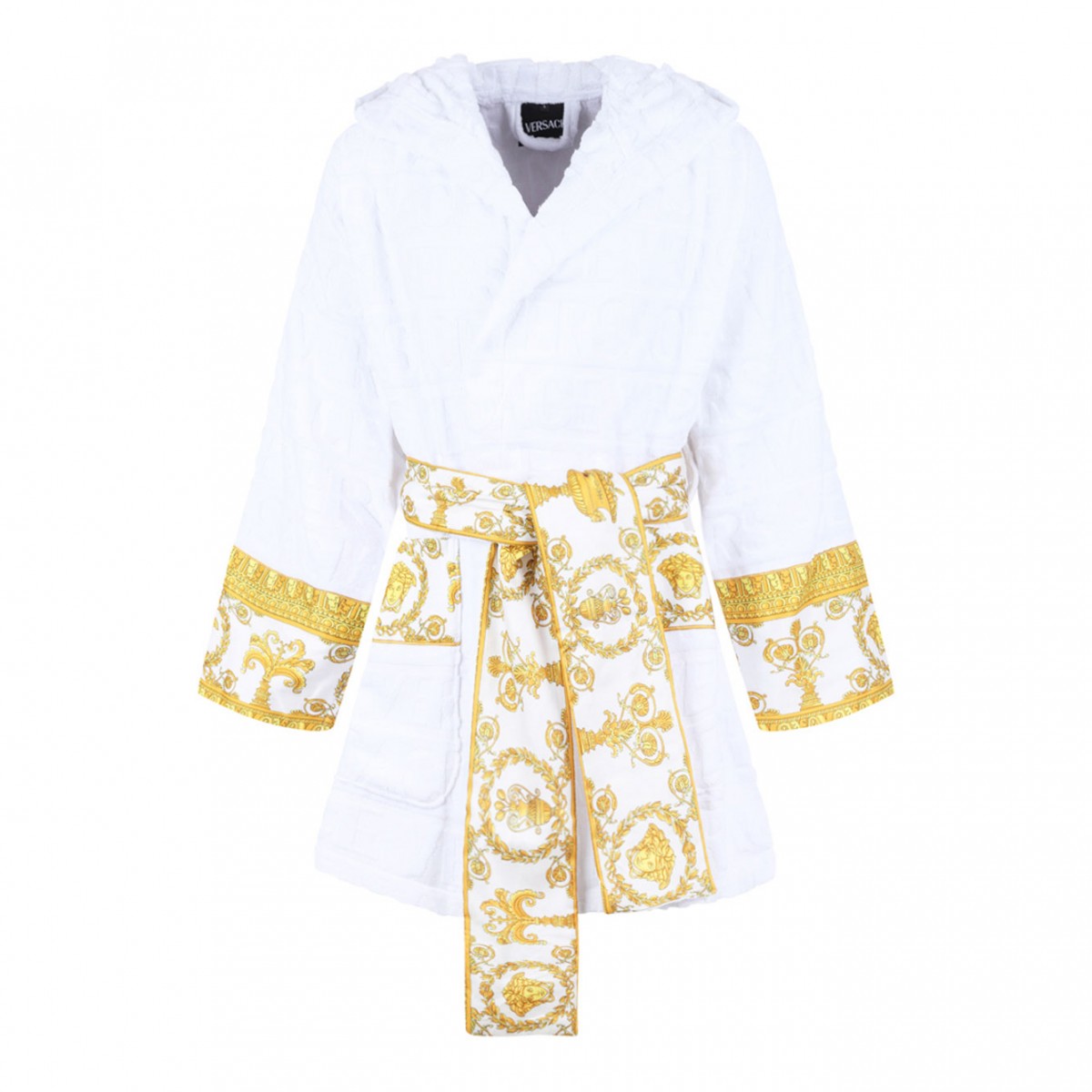 White Short Bathrobe I heart Baroque