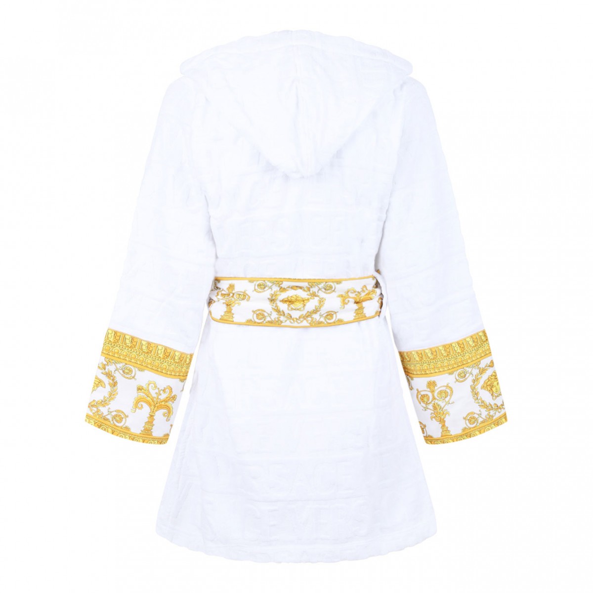 White Short Bathrobe I heart Baroque