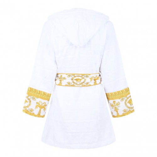 White Short Bathrobe I heart Baroque