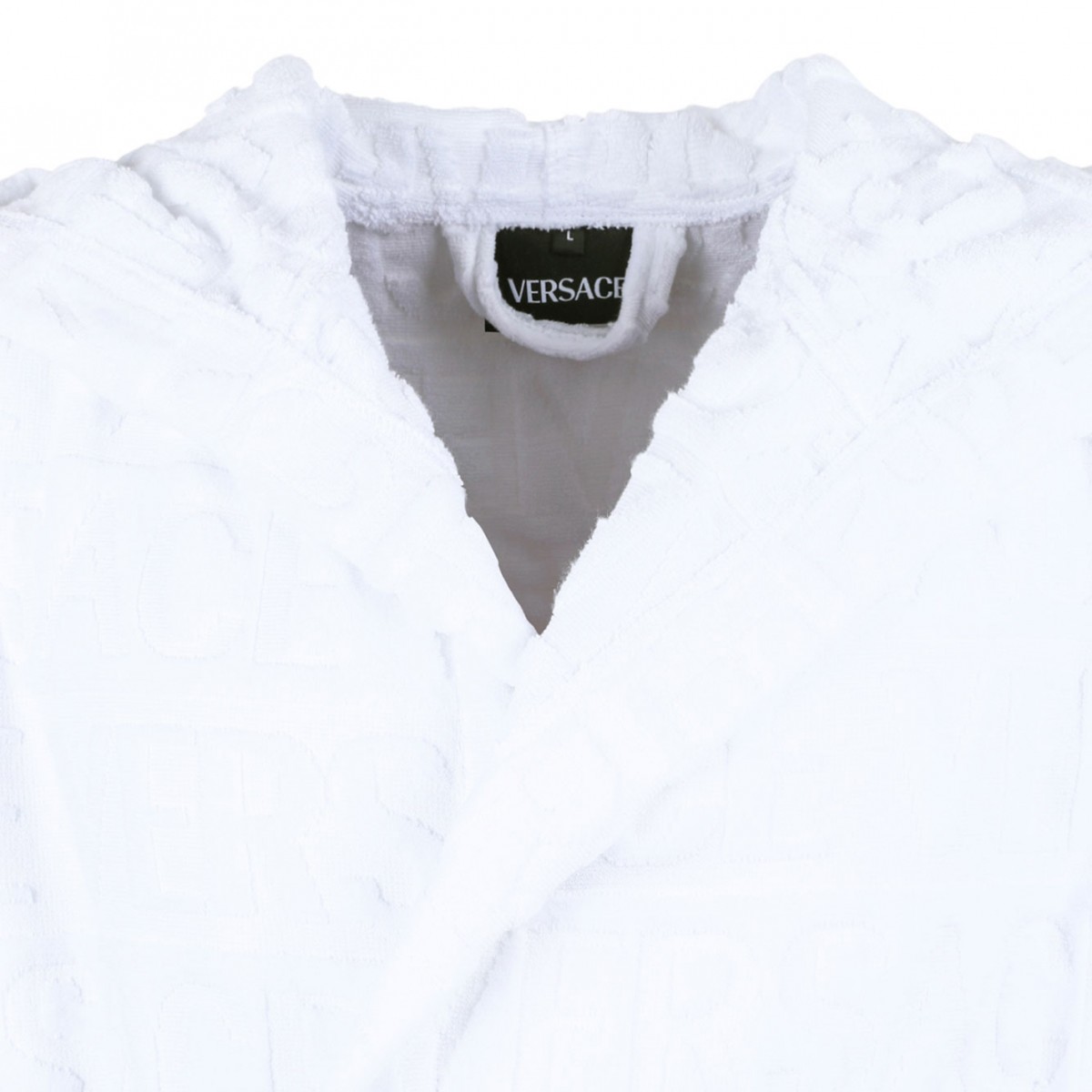 White Short Bathrobe I heart Baroque