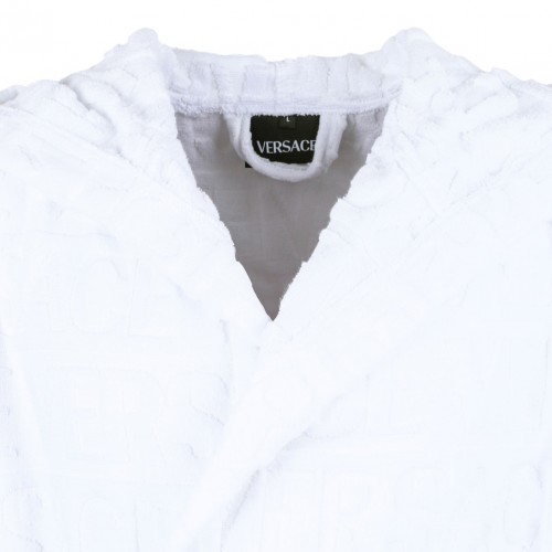White Short Bathrobe I heart Baroque