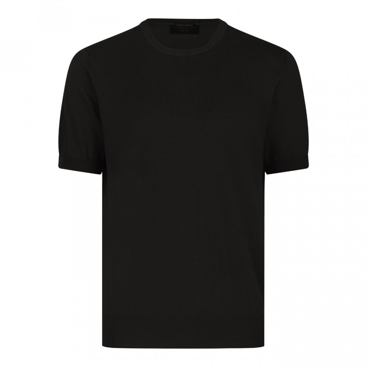 Black Knitwear T-Shirt