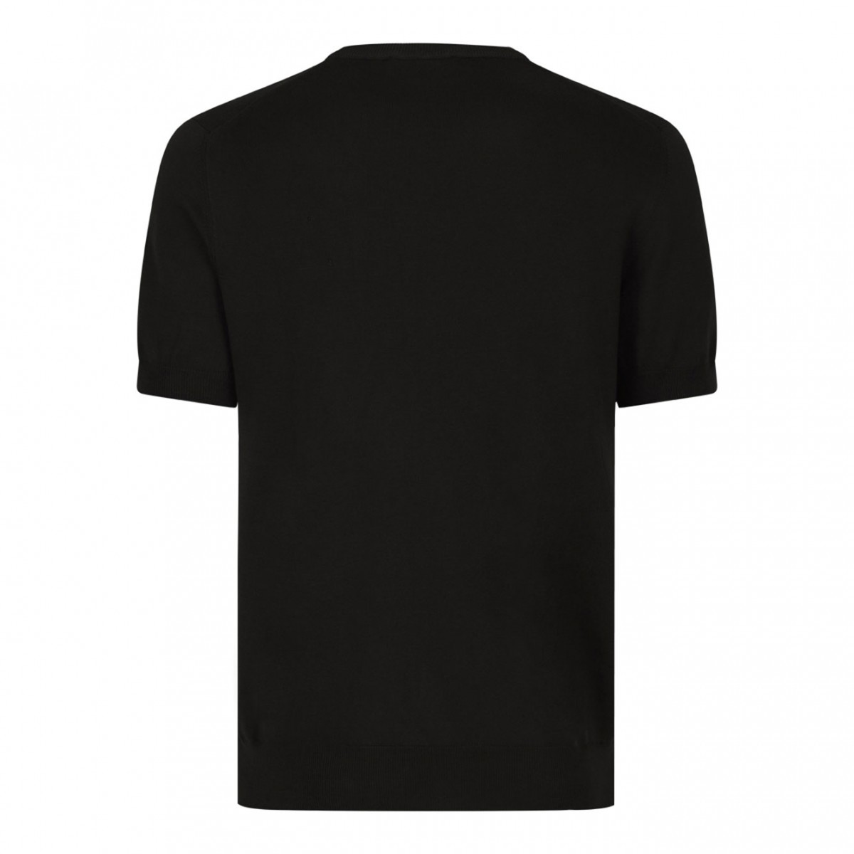 Black Knitwear T-Shirt