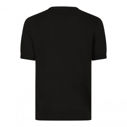 Black Knitwear T-Shirt
