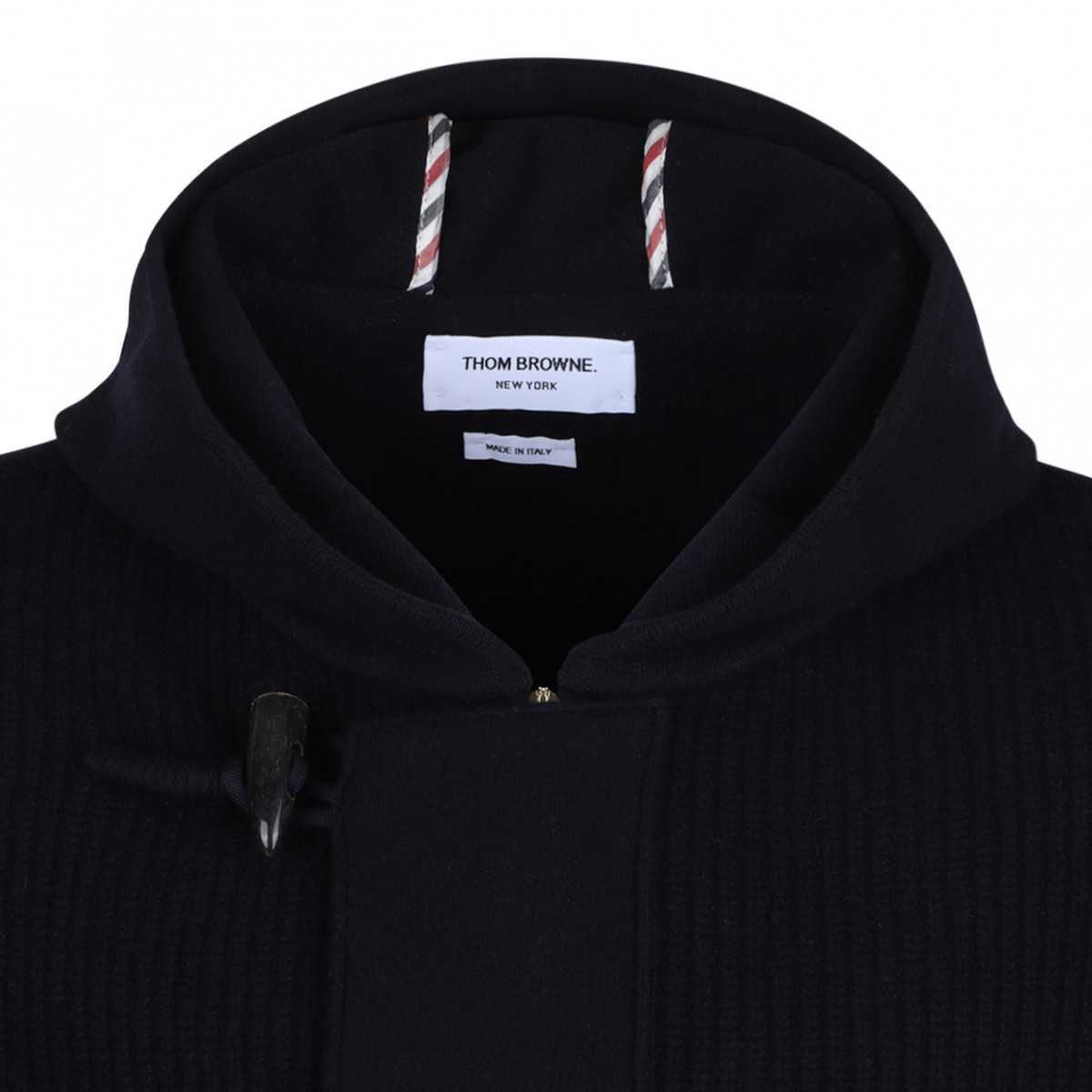 Navy Blue Hooded Jacket