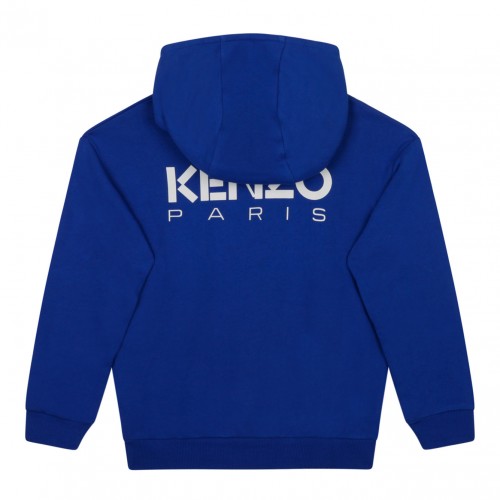 Blue Boke Flower Hoodie