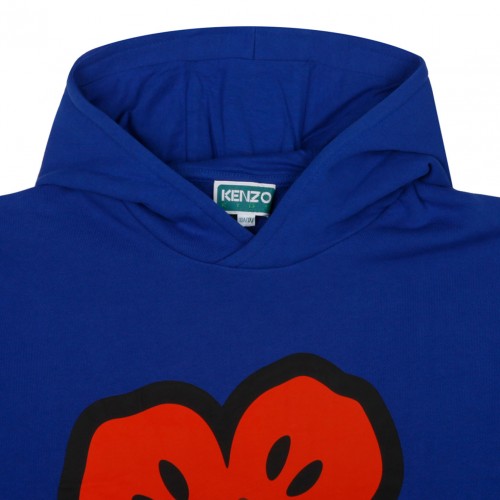 Blue Boke Flower Hoodie