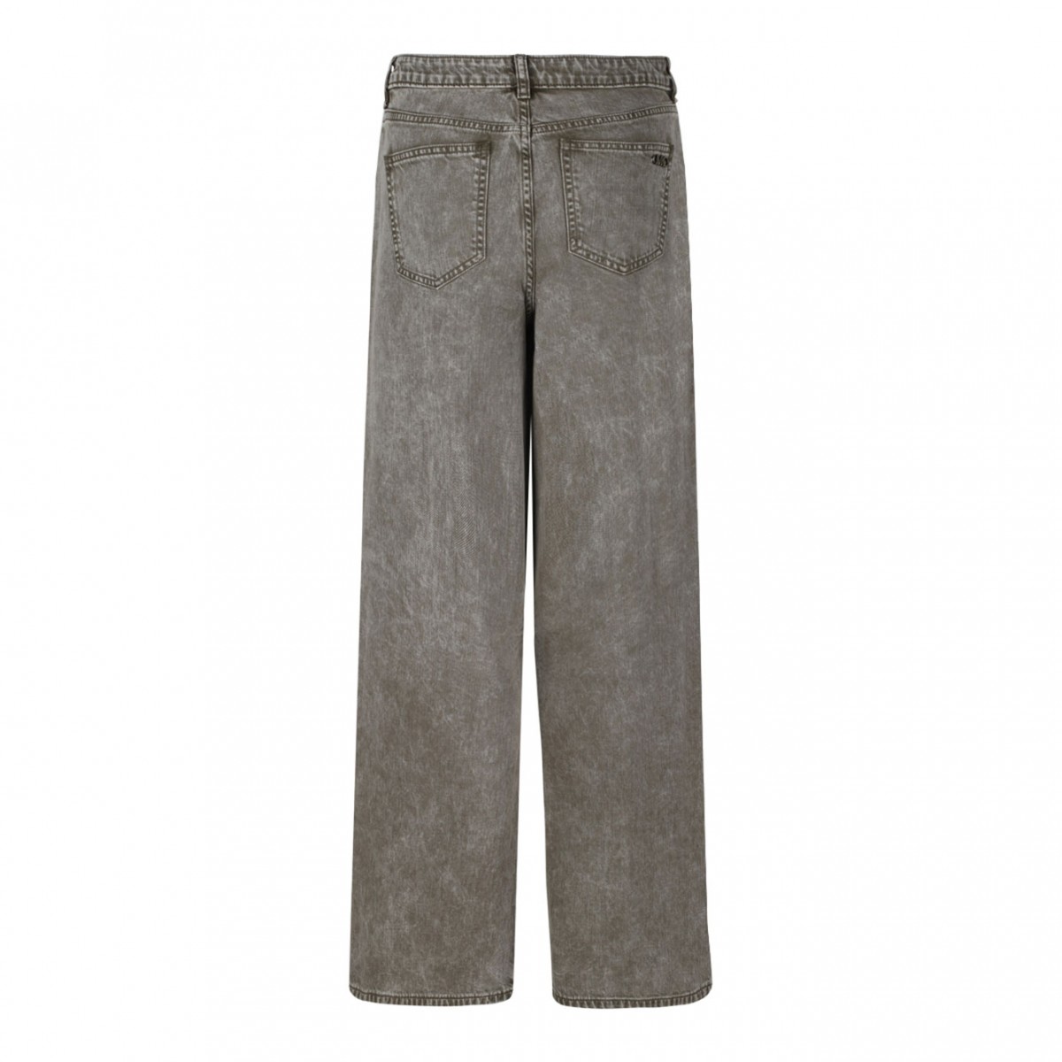 Safari Green Dyed Effect Jeans