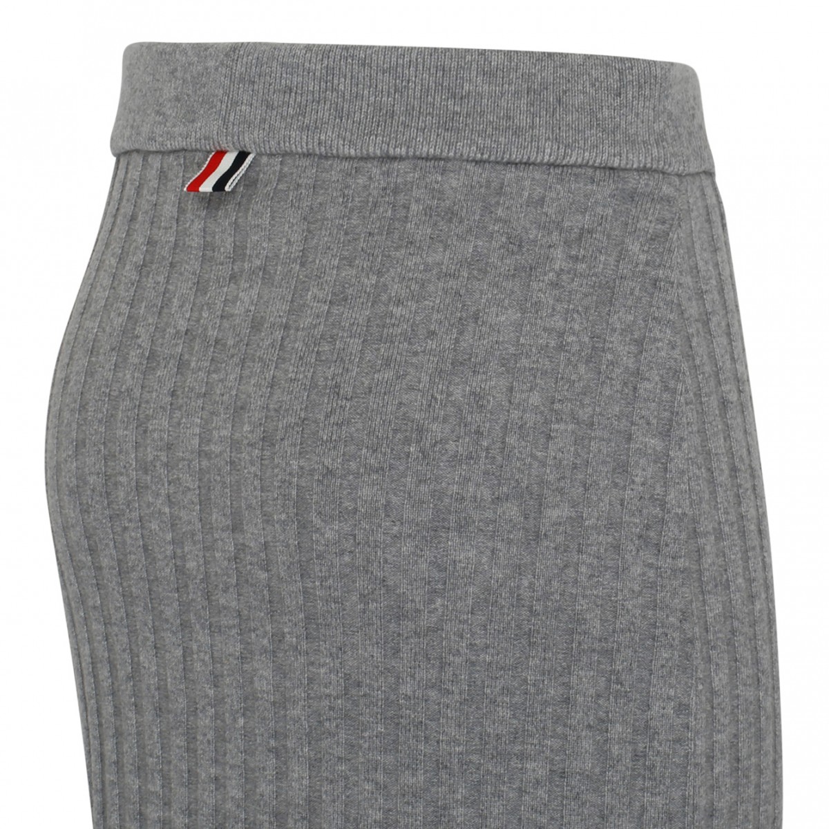 Light Grey Cashmere Pencil Skirt