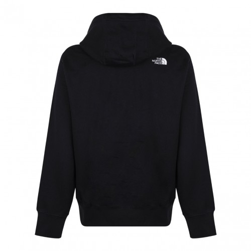 Black Logo Print Hoodie 2