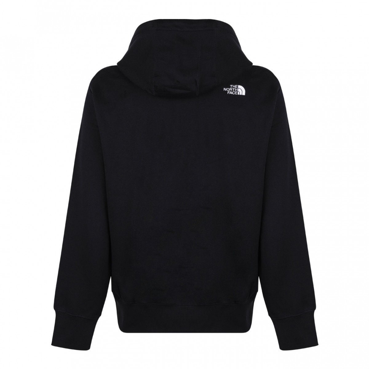 Black Logo Print Hoodie