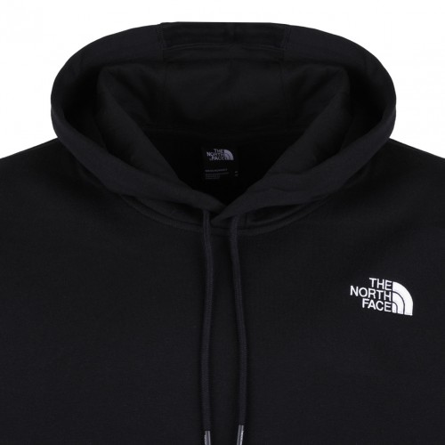 Black Logo Print Hoodie
