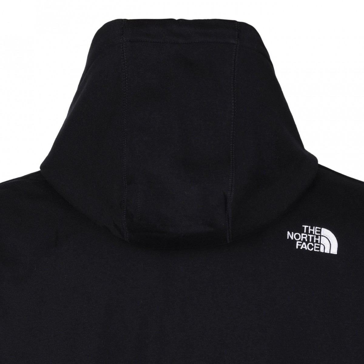 Black Logo Print Hoodie