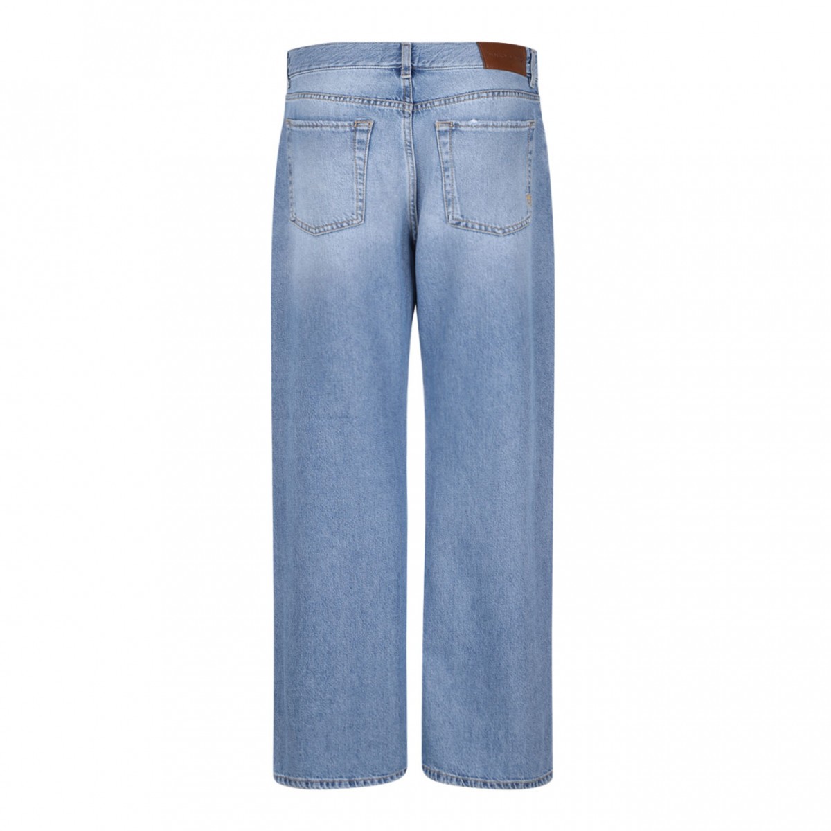 Blue Wide Leg Jeans
