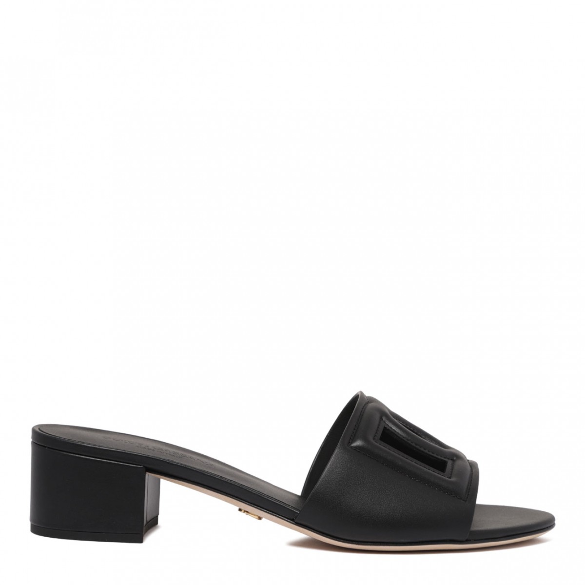 Black DG Logo Mules