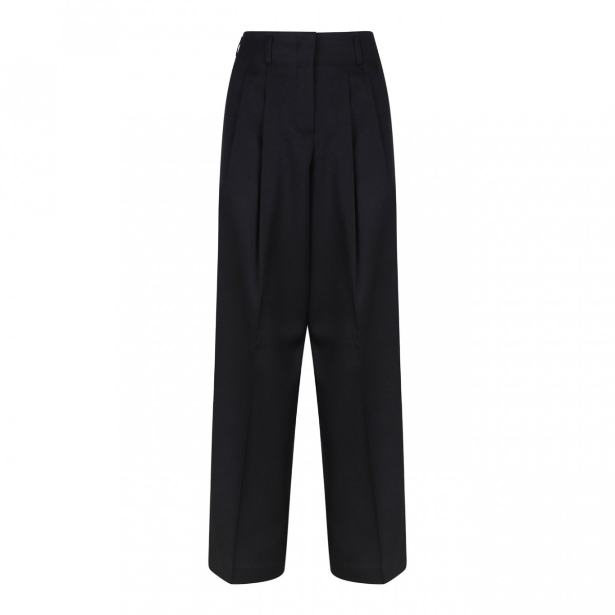 Black Wool Trousers
