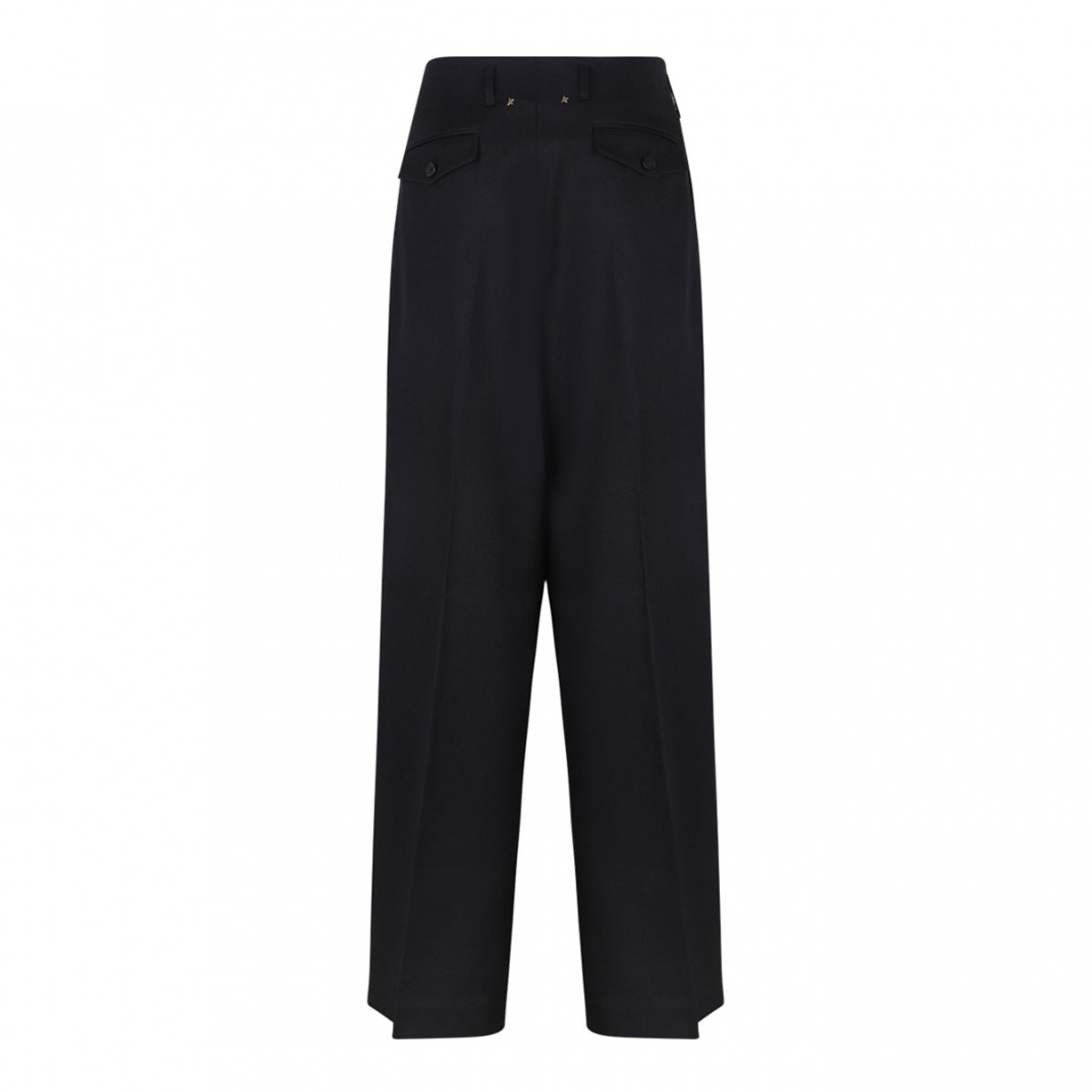 Black Wool Trousers
