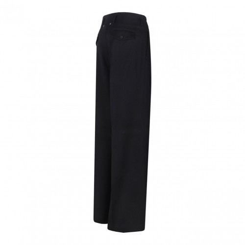 Black Wool Trousers