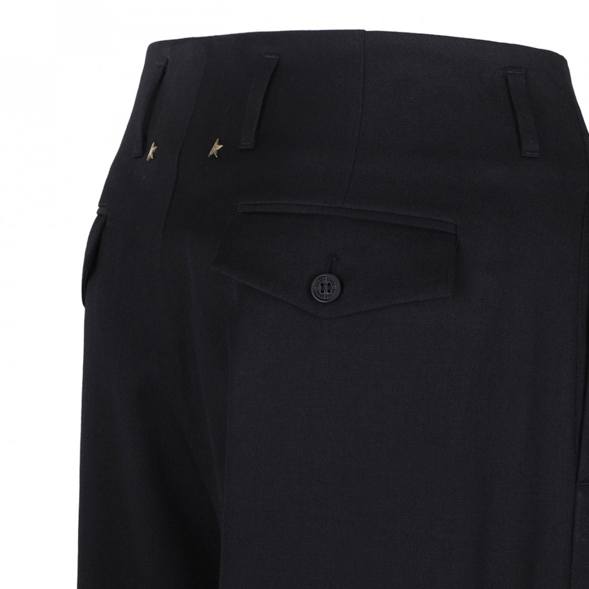 Black Wool Trousers