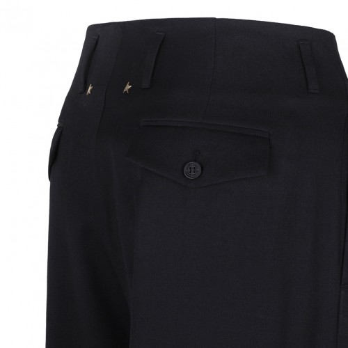 Black Wool Trousers