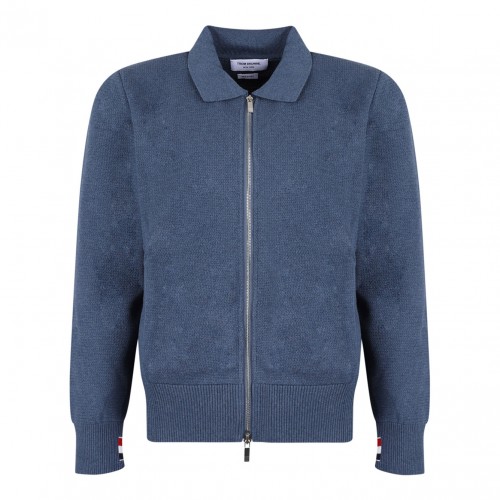 Indigo Blue Knit Jacket