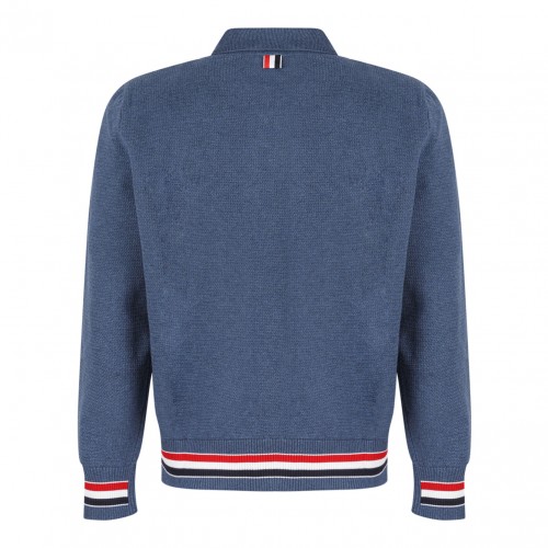 Indigo Blue Knit Jacket