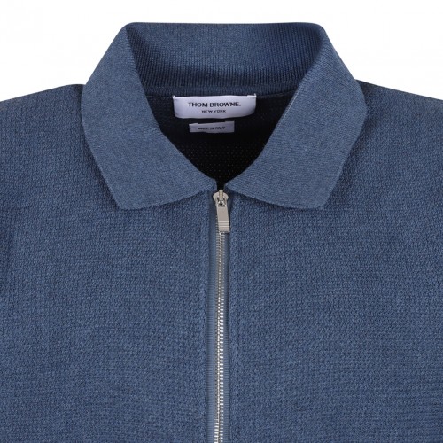 Indigo Blue Knit Jacket