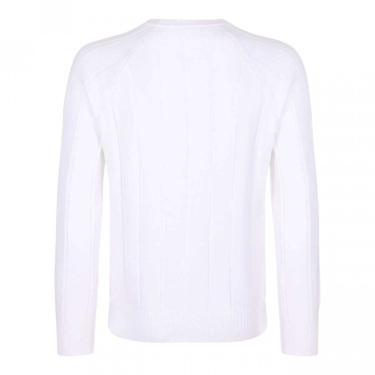White Knitwear Sweater