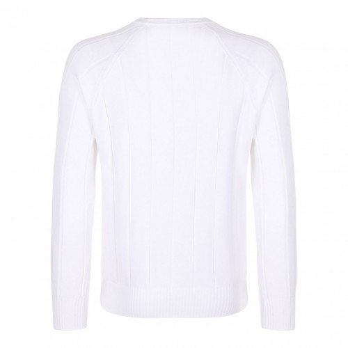 White Knitwear Sweater