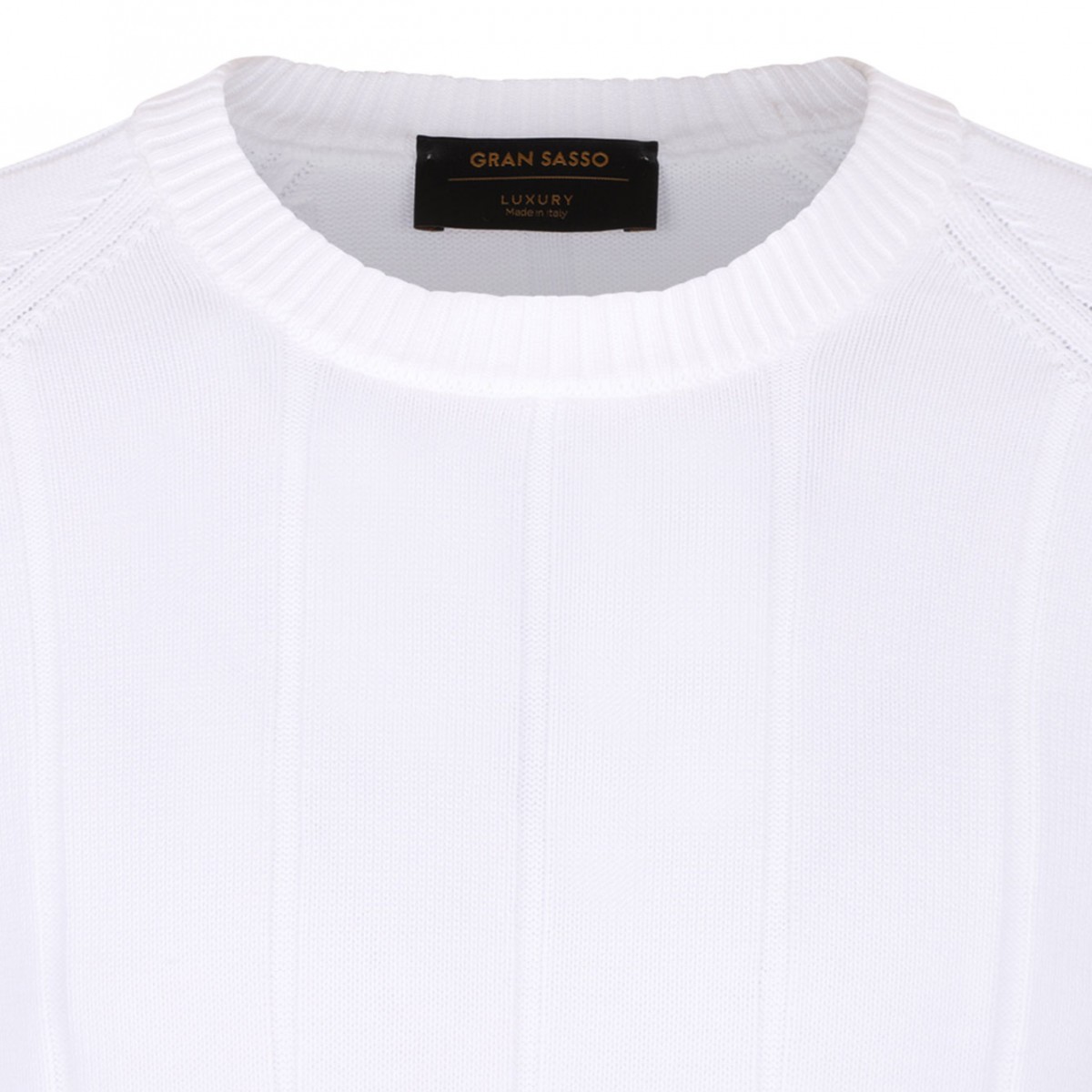 White Knitwear Sweater