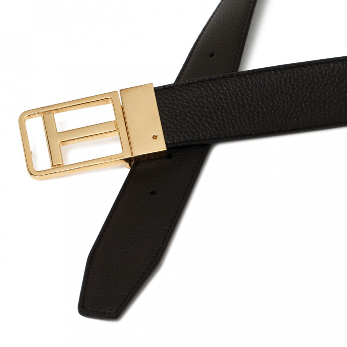 Brown and Black T Belt