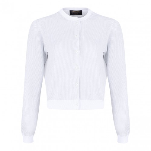 White Knit Cardigan