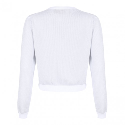 White Knit Cardigan 2