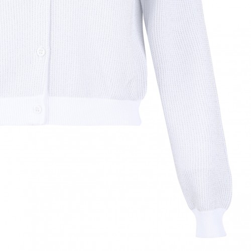 White Knit Cardigan