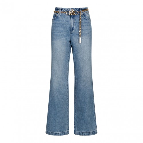Blue Cotton Jeans