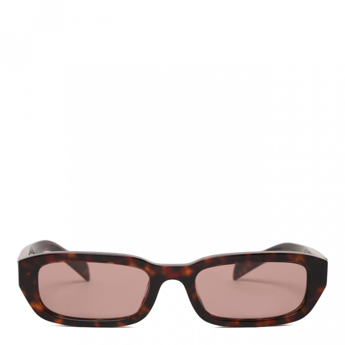 Brown Geometric Sunglasses