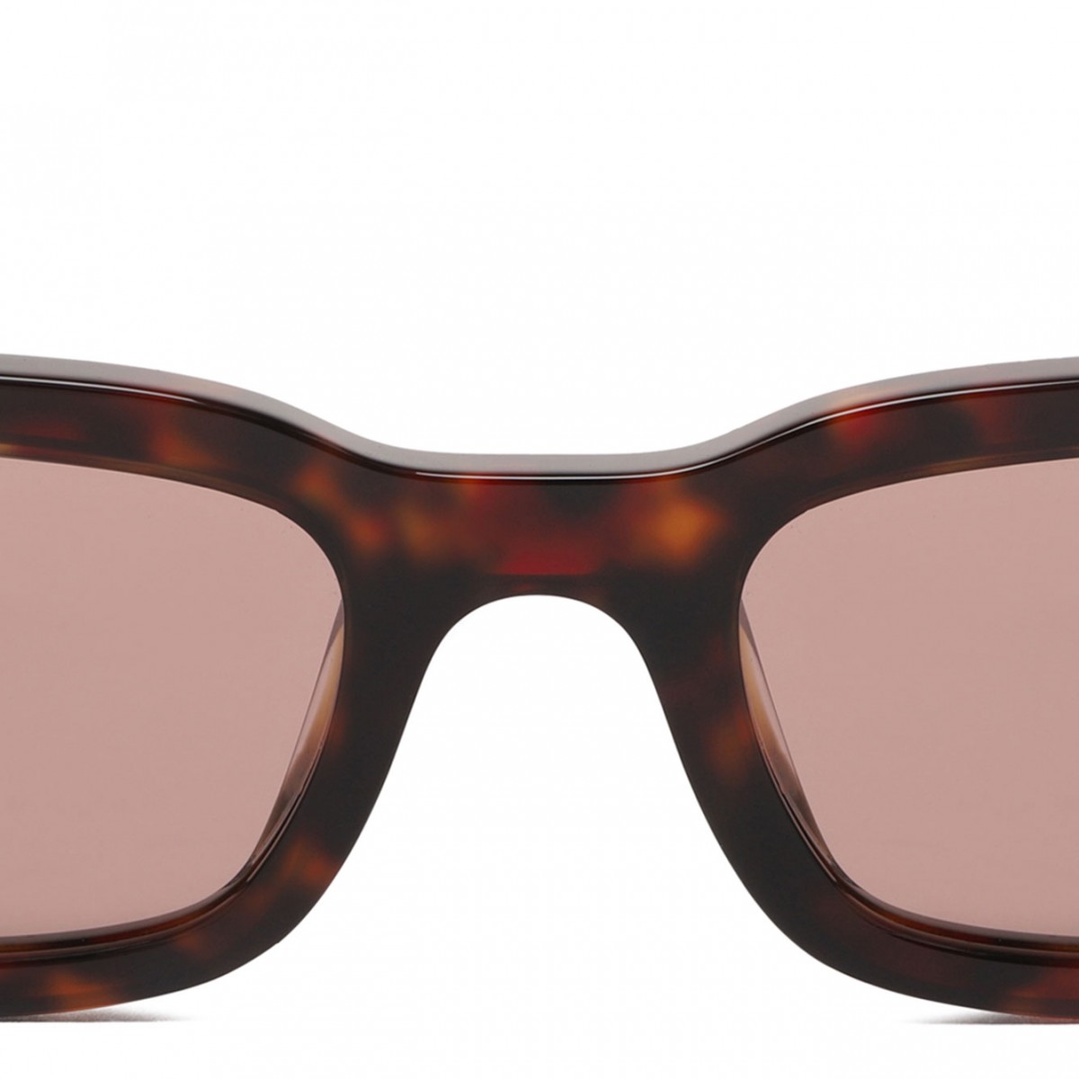Brown Geometric Sunglasses
