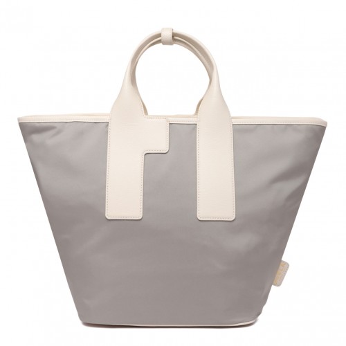 Grey Piuma L Tote Bag