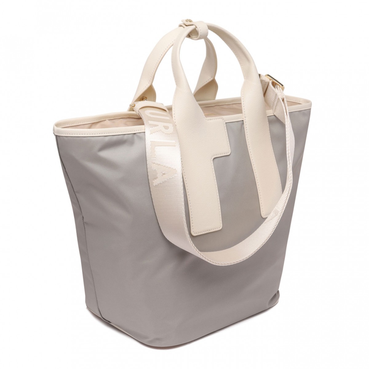 Grey Piuma L Tote Bag