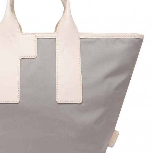 Grey Piuma L Tote Bag