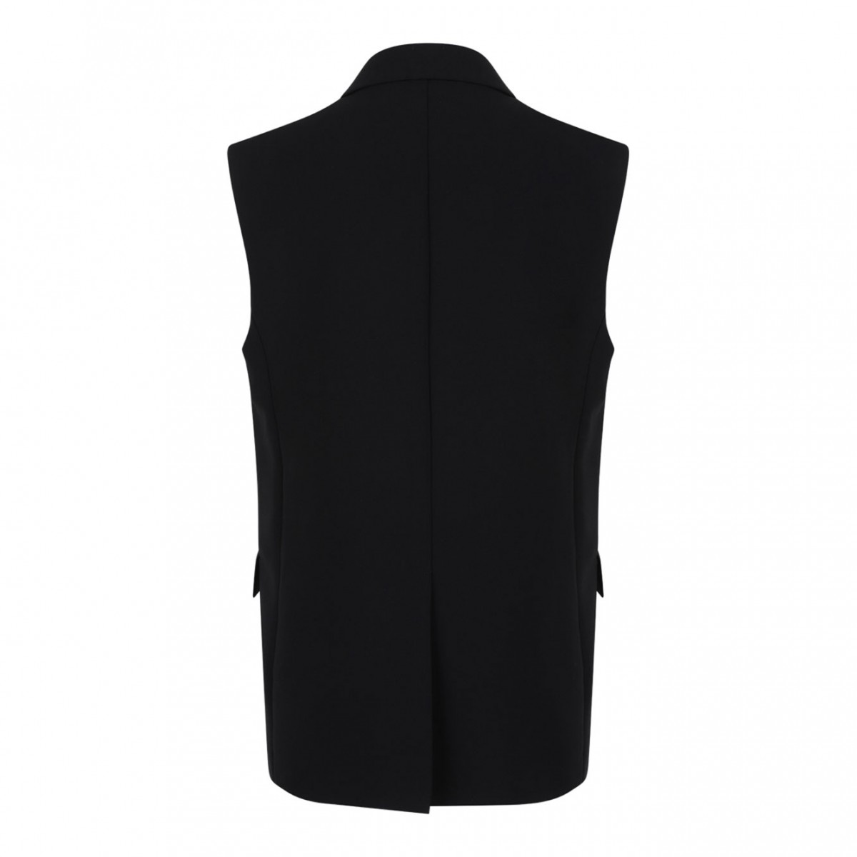 Black Sleeveless Blazer