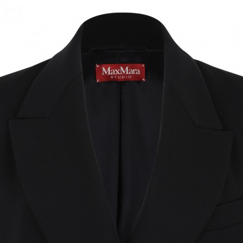 Black Sleeveless Blazer