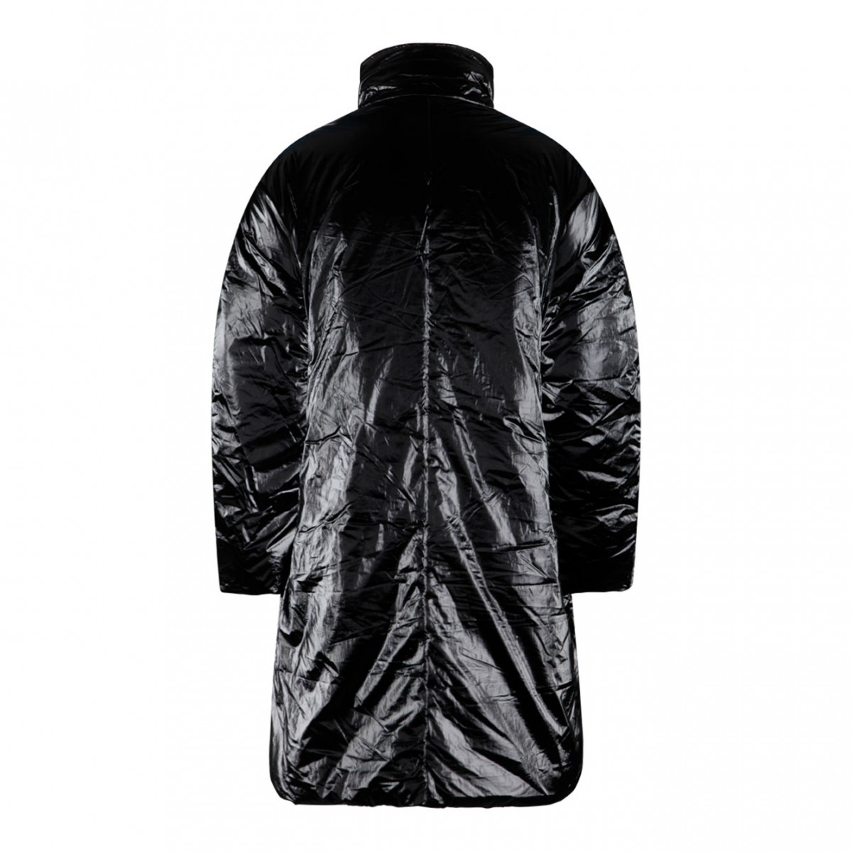 Black Shiny Padded Coat