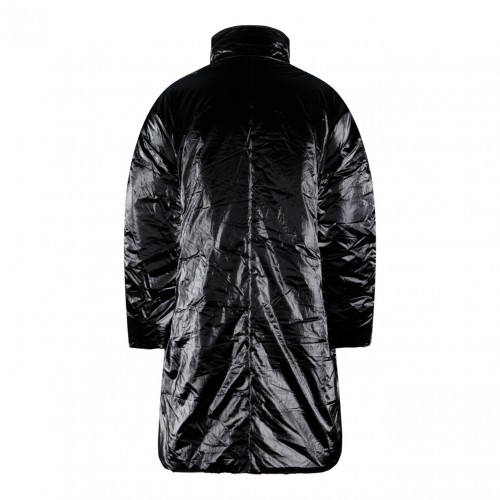 Black Shiny Padded Coat