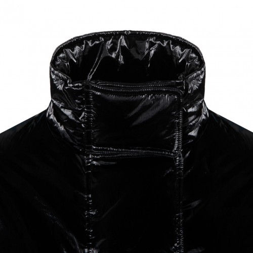 Black Shiny Padded Coat